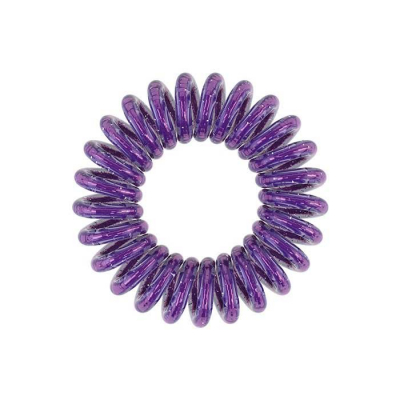 Invisibobble Original Meow and Ciao - Резинка для волос с подвесом (мерцающий фиолетовый)