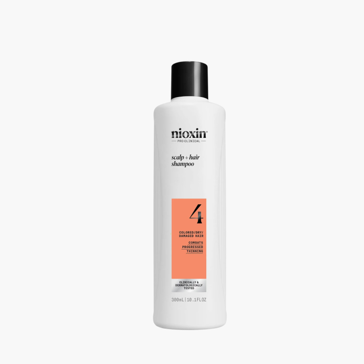 Nioxin System 4 Scalp+Hair Shampoo - Шампунь для окрашенных и редеющих волос (Система 4) 300 мл