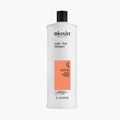 Nioxin System 4 Scalp+Hair Shampoo - Шампунь для окрашенных и редеющих волос (Система 4) 1000 мл