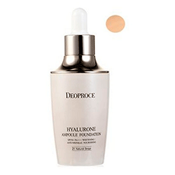 Deoproce Hyalurone Ampoule Foundation Natural Beige - База под макияж с гиалуроновой кислотой тон 21 (натуральный бежевый) 60 г