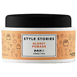 Alfaparf Style Stories Glossy Pomade - Помада сильной фиксации, придающая экстра блеск 100 мл