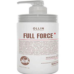 Ollin Full Force Intensive Restoring Mask With Coconut Oil - Интенсивная восстанавливающая маска с маслом кокоса 650 мл