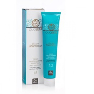 Barex Spa Color Oro Del Marocco - Крем-краска для волос без аммиака 7.4 блондин медный 100 мл