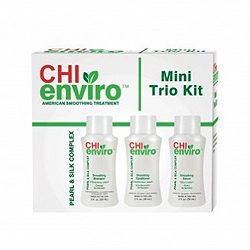 CHI Enviro Kit - Набор разглаживающий  мини для осветленных, пористых волос  3*59 мл