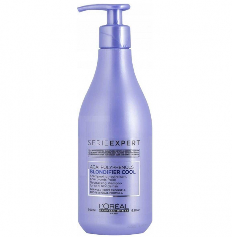 L'Oreal Professionnel Еxpert Blondifier Cool Shampoo - Шампунь для нейтрализации нежелательной желтизны волос 500 мл