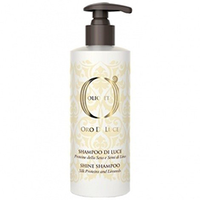 Barex Olioseta Oro Di Luce Shampoo - Шампунь-блеск с протеинами шелка и семенем льна 750 мл