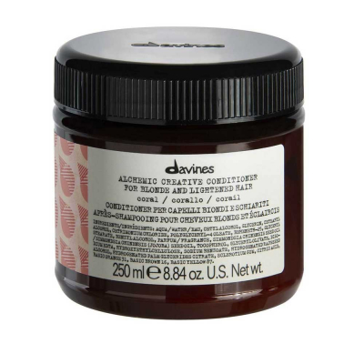 Davines Alchemic Creative Conditioner For Blond And Lightened Hair Coral - Креативный кондиционер для осветленных и натуральных блондов оттенок (коралл) 250 мл