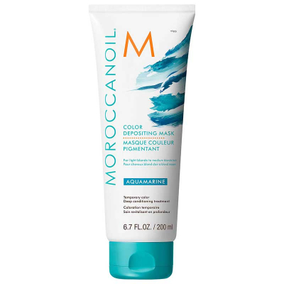 Moroccanoil Color Depositing Mask Aquamarine - Тонирующая маска (аквамарин) 200 мл