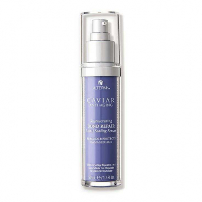Alterna Caviar Anti-Aging Restructuring Bond Repair 3-in-1 Sealing Serum - Уплотняющая сыворотка-регенерация тройного действия для восстановления поврежденных волос 50 мл