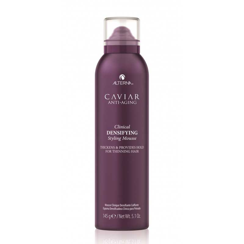 Alterna Caviar Anti-Aging Clinical Densifying Styling Mousse - Мусс-детокс для уплотнения и стимулирования роста волос с экстрактом красного клевера 145 г