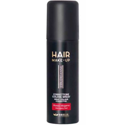 Brelil Colorianne Make-Up - Спрей-макияж для волос красный 75 мл