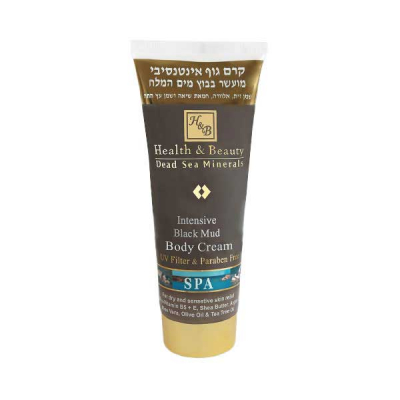 Health and Beauty Intensive Black Mud Body Cream - Интенсивный крем для тела на основе мертвого моря 200 мл