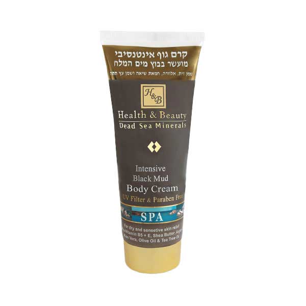 Health and Beauty Intensive Black Mud Body Cream - Интенсивный крем для тела на основе мертвого моря 200 мл