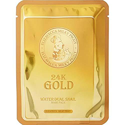 Elizavecca 24k Gold Water Dew Snail - Маска для лица улиточная 25 г