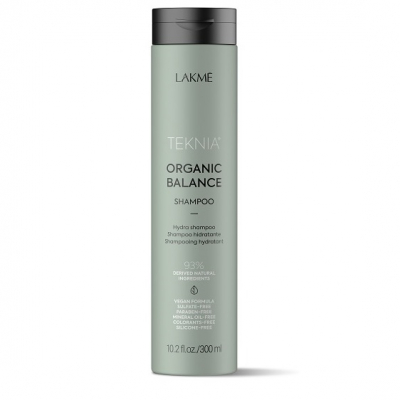 Lakme Teknia Organic Balance Shampoo - Бессульфатный увлажняющий шампунь для всех типов волос 300 мл
