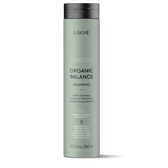Lakme Teknia Organic Balance Shampoo - Бессульфатный увлажняющий шампунь для всех типов волос 300 мл