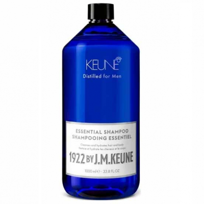 Keune 1922 By J.M. Keune Essential Shampoo - Универсальный шампунь для волос и тела 1000 мл