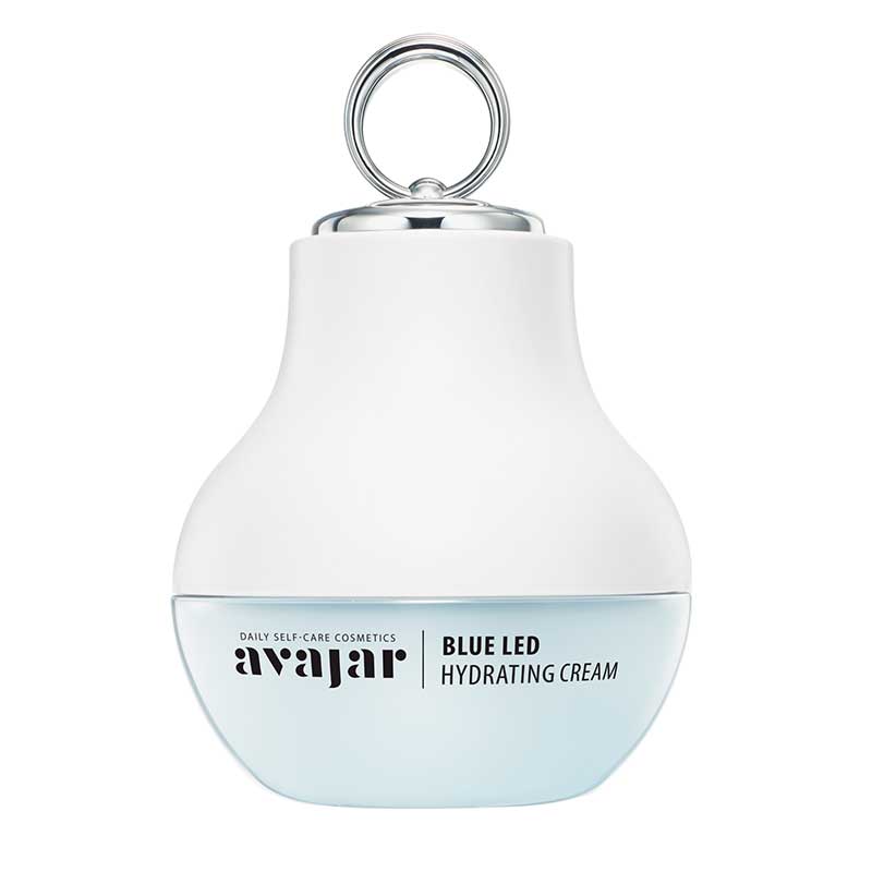 Avajar Blue LED Hydrating Cream (Special PKG) - Увлажняющий крем с аппликатором 50 мл