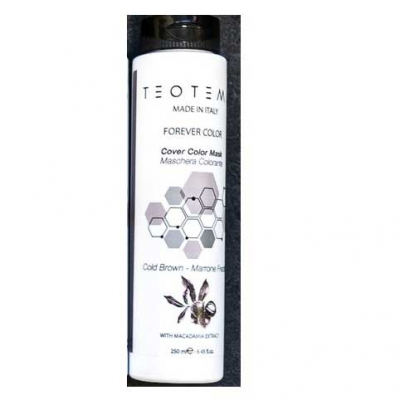 Teotema Cover Color Mask Cold Brown - Маска для оживления цвета (холодный коричневый) 250 мл