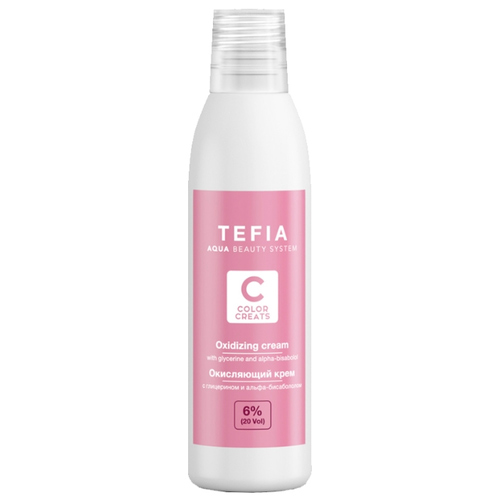 Tefia Color Creats Oxidizing Cream - Окисляющий крем с глицерином и альфа-бисабололом 6% 120 мл