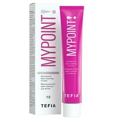 Tefia Mypoint Permanent Hair Coloring Cream - Перманентная крем-краска для волос 100 cпециальный блондин натуральный 60 мл