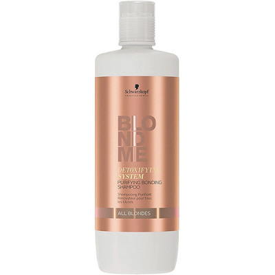 Schwarzkopf BlondMe Detoxifying System Shampoo - Очищающий бондинг-шампунь с детокс-системой 1000 мл