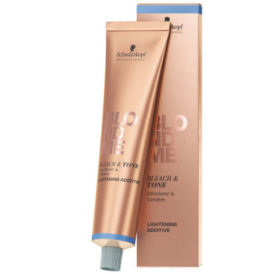Schwarzkopf BlondMe Bleach and Tone Cream - Нейтрализующий тонер для обесцвечивания холодный 60 мл