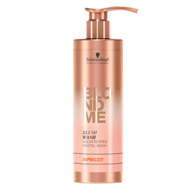 Schwarzkopf BlondMe Blush Wash Apricot - Бессульфатный смываемый тонер абрикос 250 мл