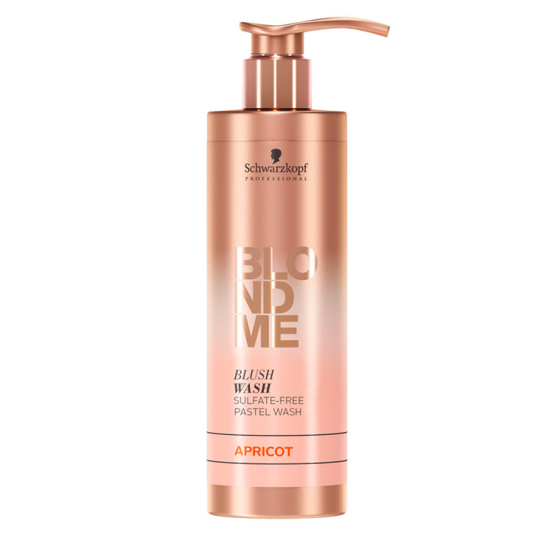 Schwarzkopf BlondMe Blush Wash Apricot - Бессульфатный смываемый тонер абрикос 250 мл