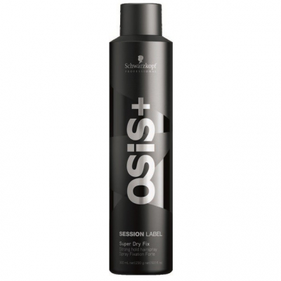 Schwarzkopf Osis+ Session Label Super Dry Fix Strong HairSpray - Лак сильной фиксации 300 мл