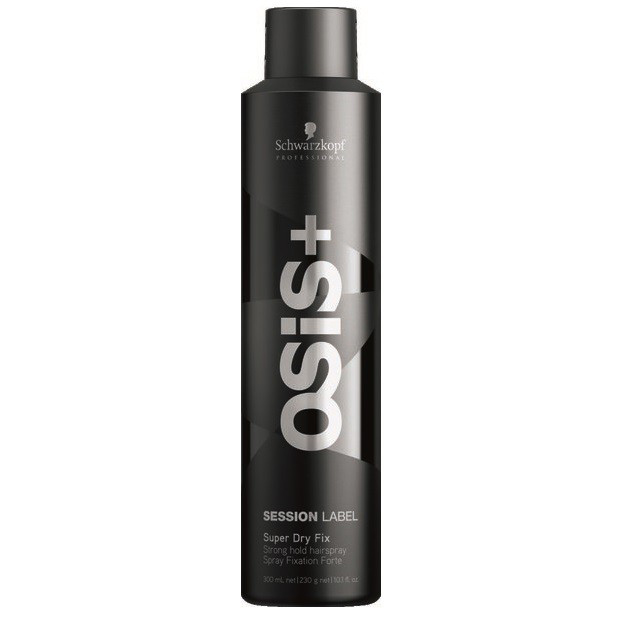 Schwarzkopf Osis+ Session Label Super Dry Fix Strong HairSpray - Лак сильной фиксации 300 мл