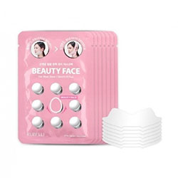 Rubelli Beauty Face Mask Sheet - Набор масок + бандаж для подтяжки контура лица 7*20 мл