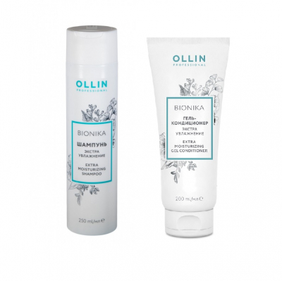 Ollin Professional Bionika Extra Moisturizing - Набор новогодний "экстра увлажнение" (шампунь 250 мл, гель-кондиционер 200 мл)