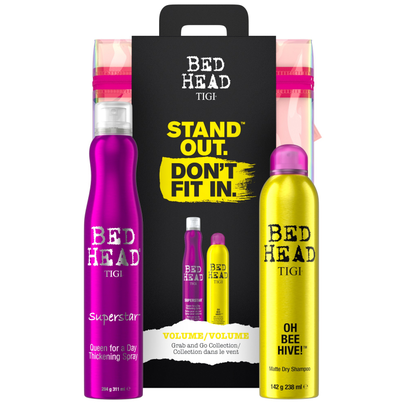 TIGI Bed Head Volume - Набор "о-о-объем" (лак для придания объема волосам 320 мл, сухой шампунь 238 мл)