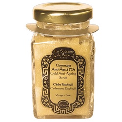 La Sultane De Saba 23 Carats Gold Anti-Ageing Scrub Cedarwood Patehouli - Золотой пилинг для лица 100 мл