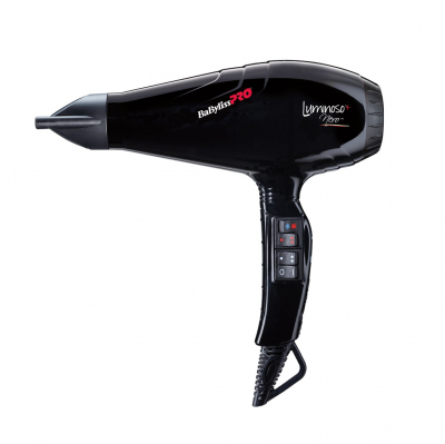 BaByliss Pro Luminoso+ BAB6360IBE - Фен 2100 вт, 2 насадки, черный