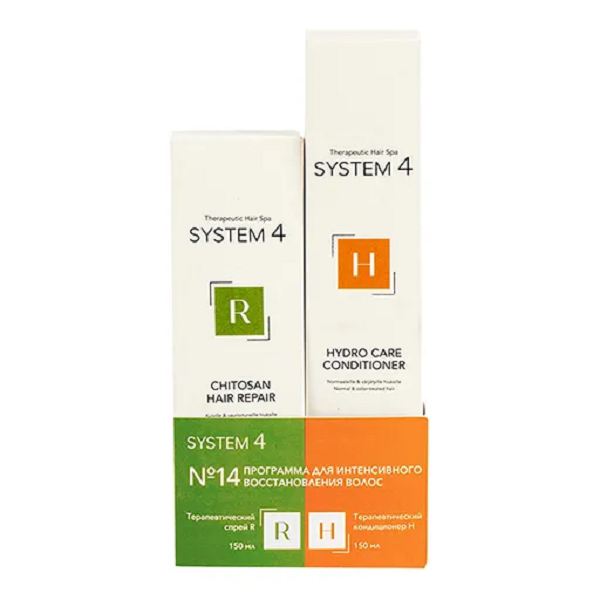 Sim System 4 №14 - Программа №14 для интенсивного восстановления волос (кондиционер 150 мл + спрей 150 мл)