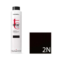Goldwell Topchic Zero - Безаммиачная стойка краска для волос 2N черный 250 мл