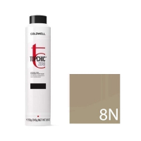 Goldwell Topchic Zero - Безаммиачная стойка краска для волос 8N светлый натуральный блонд 250 мл