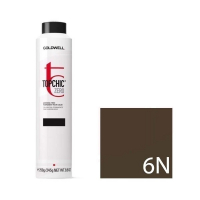 Goldwell Topchic Zero - Безаммиачная стойка краска для волос 6N темно-русый 250 мл