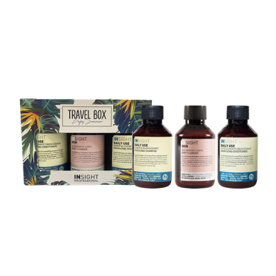 Insight Professional Daily Use Hair Travel Box - Набор для волос (шампунь 100мл; кондиционер 100мл; гель для тела 100мл)