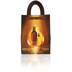 Barex Contempora Set - Набор "сияющий бархат" (шампунь разглаживающий 500 мл + масло разглаживающее 75 мл)