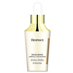 Deoproce Hyalurone Ampoule Foundation Sand Beige - База под макияж с гиалуроновой кислотой тон 23 (песочный бежевый) 60 г