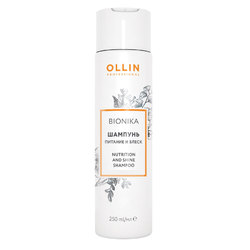 Ollin BioNika Nutrition and Shine Shampoo - Шампунь «питание и блеск» 250 мл
