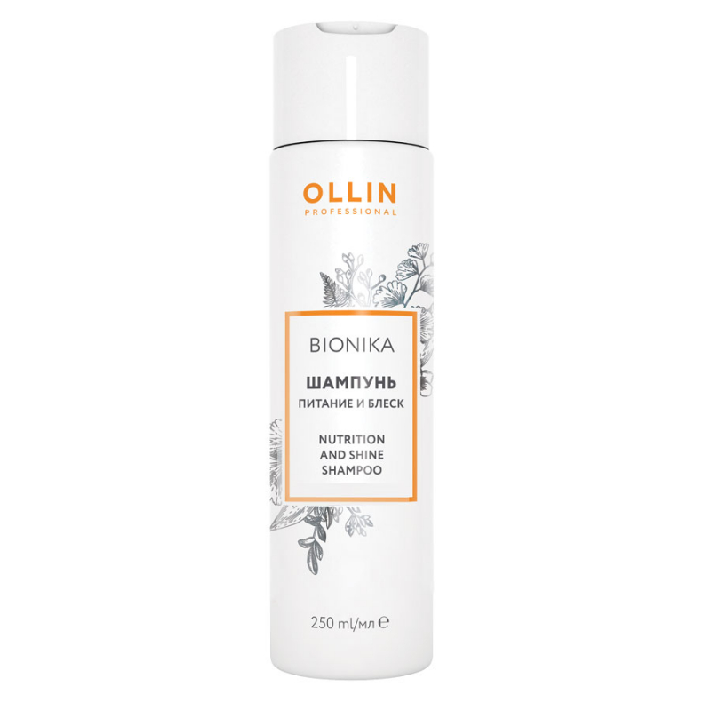 Ollin BioNika Nutrition and Shine Shampoo - Шампунь «питание и блеск» 250 мл