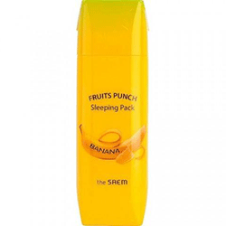 The Saem Fruits Punch Banana Sleeping Pack - Маска ночная банановый пунш 100 мл