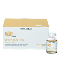 Selective On Care Nutrition Protein Infuse Treatment - Интенсивная протеиновая сыворотка для восстановления поврежденных волос 6*20 мл
