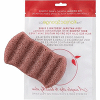 The Konjac Sponge 6 Wave Body Red Clay - Спонж для мытья тела