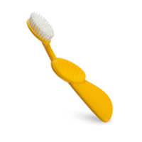 Radius Toothbrush Scuba - Щетка зубная с резиновой ручкой (желтая)