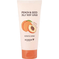 Skinfood Peach Sake Peach and Seed Jelly Body Scrub - Гелевый скраб для тела с экстрактом персика 200 г